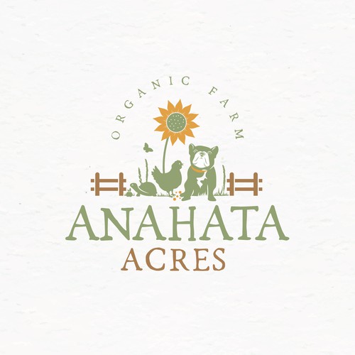 Organic Farm looking for a logo that represents the heart and soul of our land. Design by SanDzine