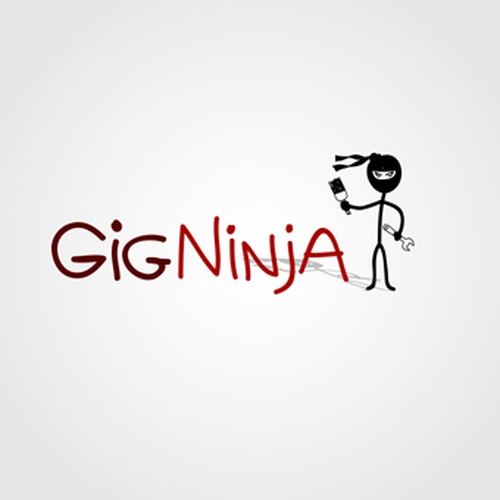 GigNinja! Logo-Mascot Needed - Draw Us a Ninja Ontwerp door mattjballinger