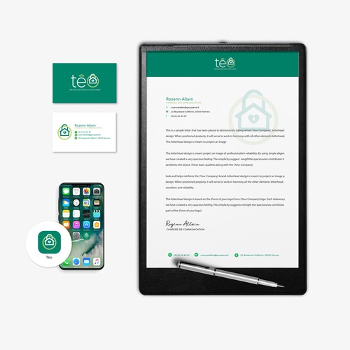 Logo & brand identity pack contest entry by Mélissa Lacoste