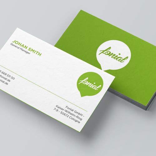 Erstelle ein frisches Design für Visitenkarten, die wirklich zu unserem jungen Unternehmen passen