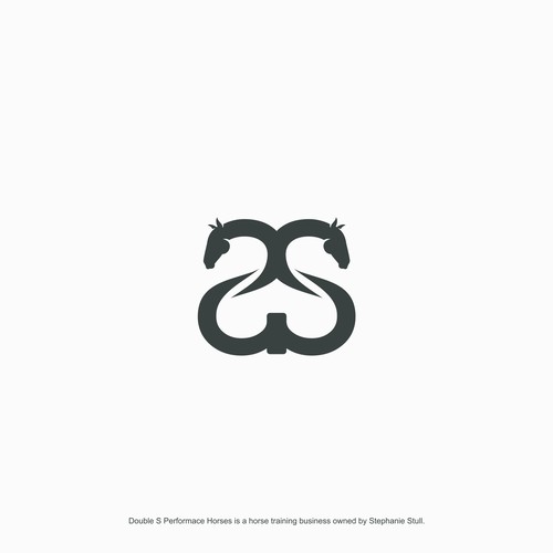 "SS" or "2S" Brand Mark for Double S Performance Horses Design by 3PM