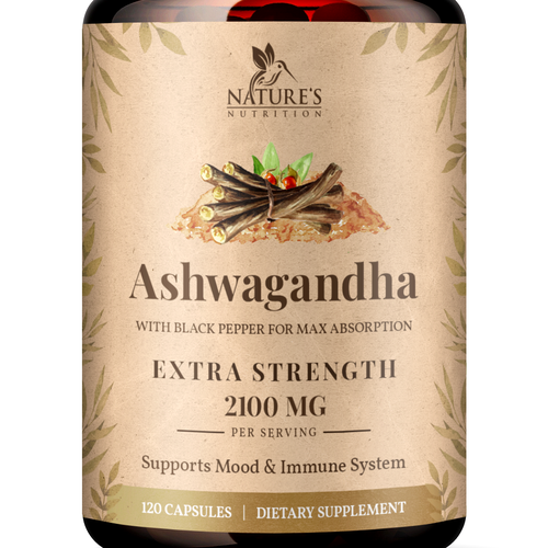 Ashwagandha Design Needed for Nature's Nutrition Design by Studio MH