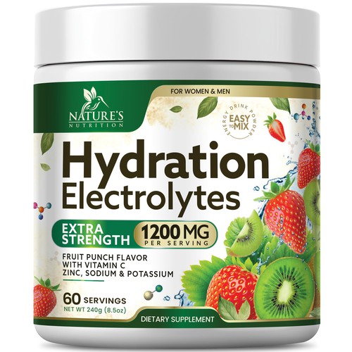 Hydration Electrolytes Design Needed for Nature's Nutrition Design by Black-Pepper