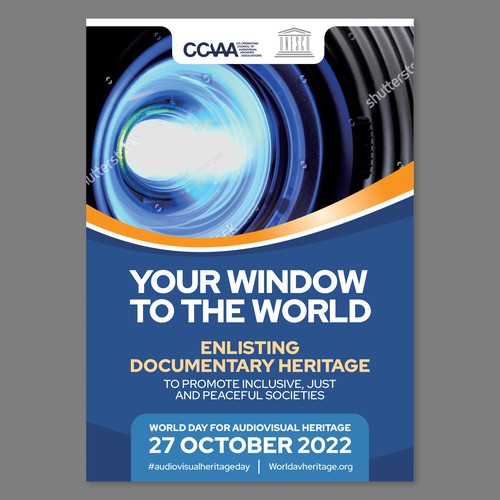 Poster Design for a worldwide audiovisual event Design von Dzhafir