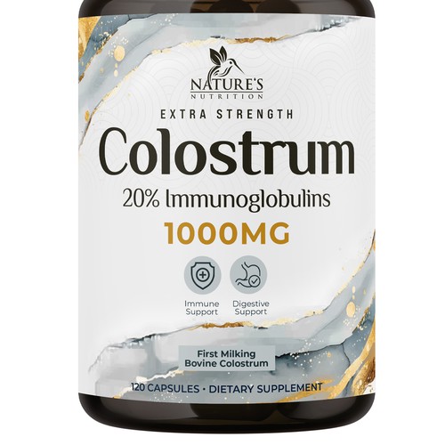 Powerful, Colostrum Design Needed for Nature's Nutrition Design by UnderTheSea™