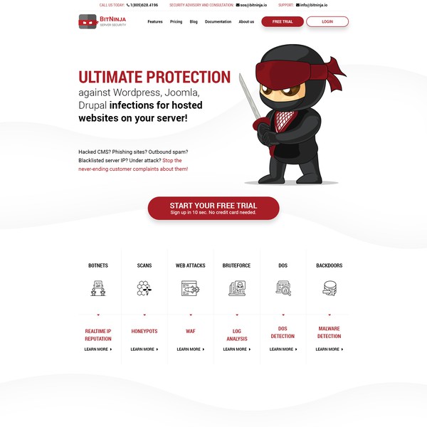 Design by Change The Rules titled "Landing Page Design"