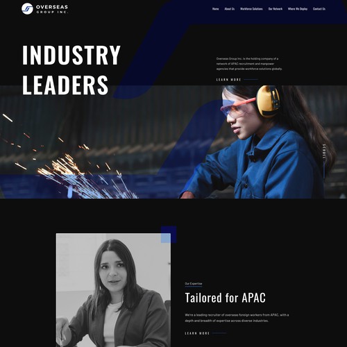 Web page design contest entry by Iqonicdesign