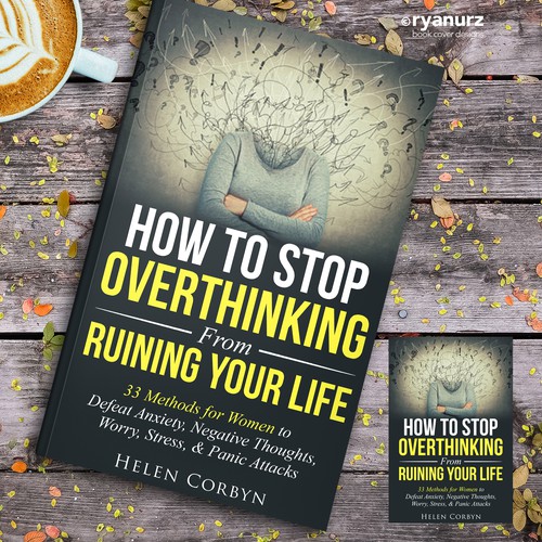 Book cover about overthinking that will appeal to women Design by ryanurz