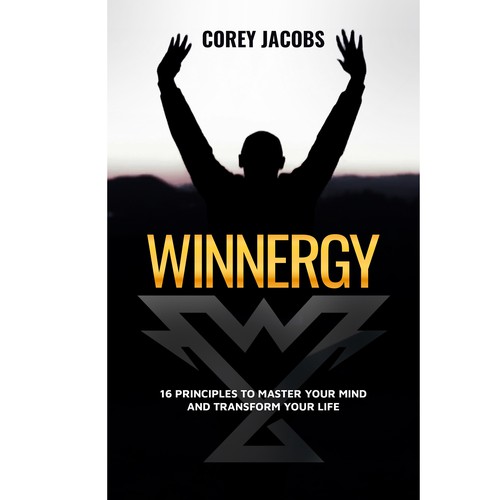 Design a sleek book cover for a man who wants to transform your mind and life! Design by Aaniyah.ahmed