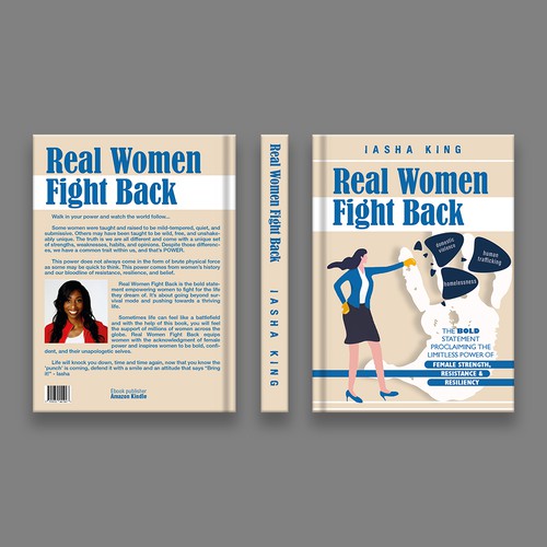 Bold & Unique Book Cover for Women Empowerment Book Design by ds.design_art