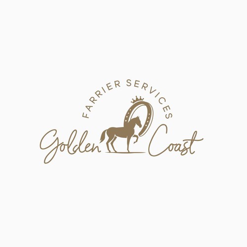 Golden Coast Farrier Services Design by tasa