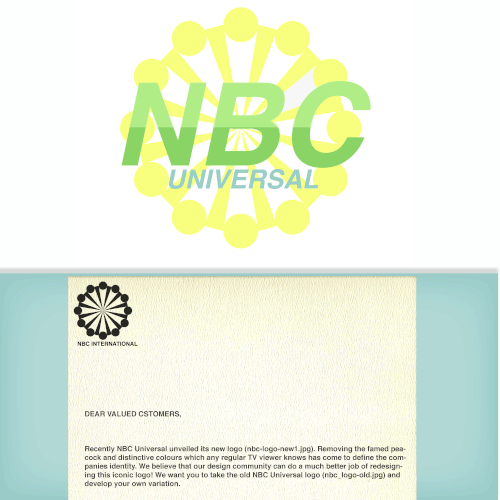 Logo Design for Design a Better NBC Universal Logo (Community Contest) Diseño de JRutherford