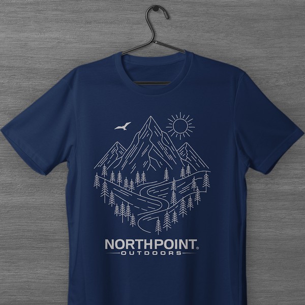 Nortpoint Outdoors tshirt concept