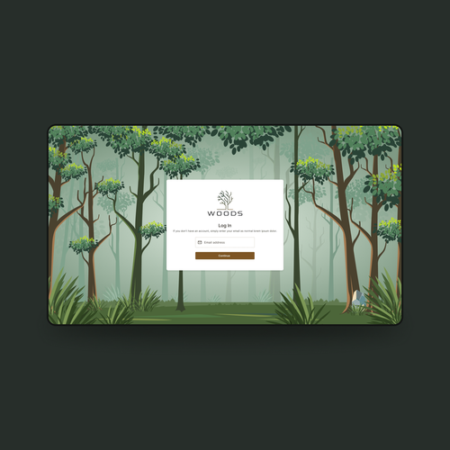 Designs | Modern and Natural Forest Illustration for Initial Website ...