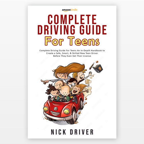 Driving Guide For Teens Book Cover Design by carlos&nukers