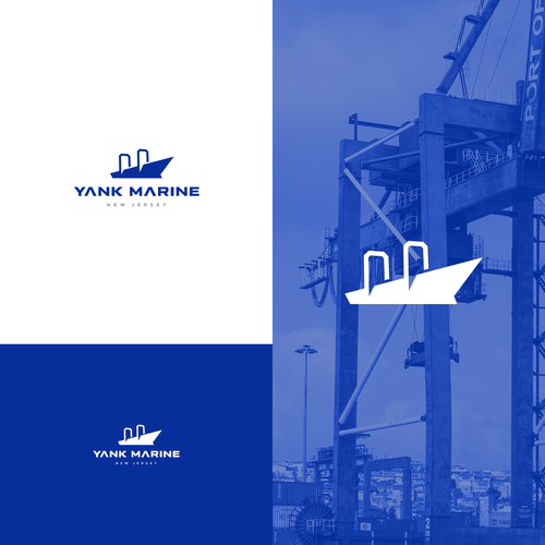 Design a powerful brand identity for an industrial shipyard. Design by Design Nation™