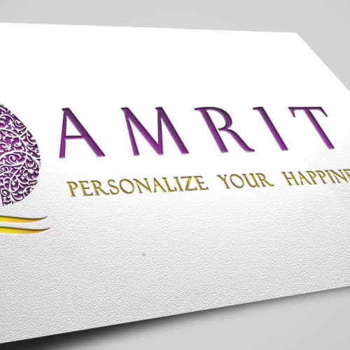 Create a modern exotic visual for Amrit Design by dtly2k designs