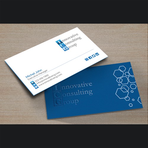 ICG Business Cards Design by fastdesign86