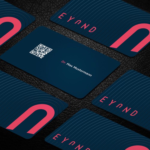 Visitenkarte mit QR Code Design by LAXMI DESIGNHUB