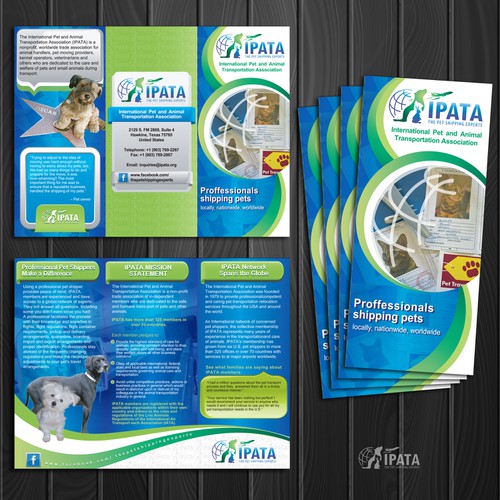 Print or packaging design for international pet and animal