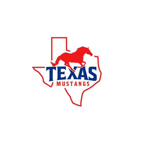 Diseño de Texas Mustangs de The Seño