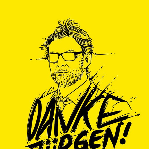 99designs Community Contest! Create a great Thank You illustration for the one and only Jürgen Klopp Design von ANDREAS STUDIO
