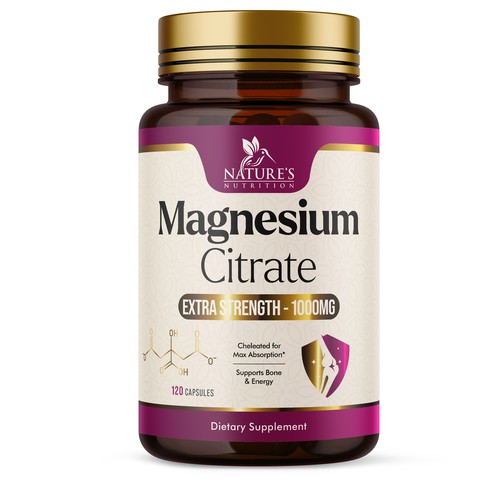 Premium Magnesium Citrate Design needed for Nature's Nutrition Design by UnderTheSea™