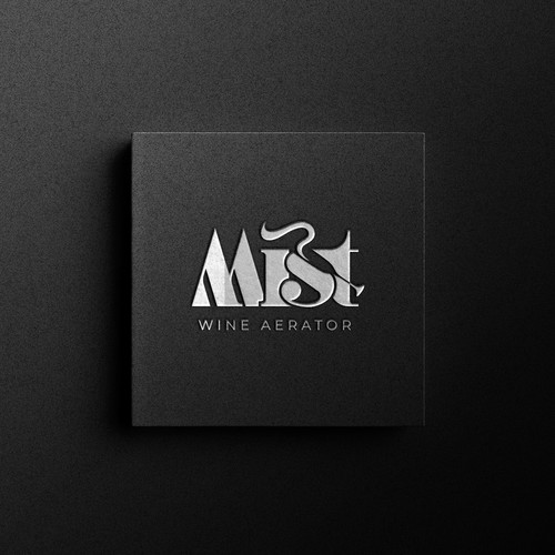 Wine Mist Logo Design by Stebelska Design