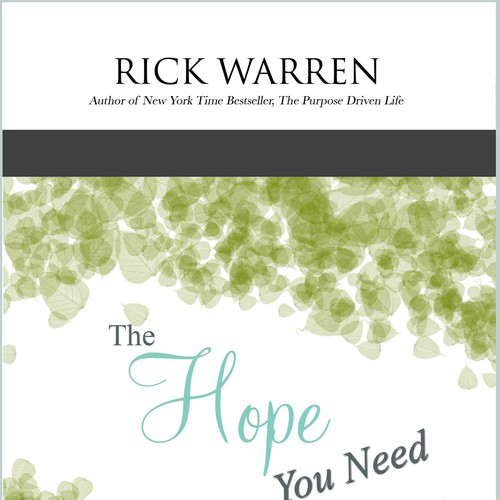 Design Rick Warren's New Book Cover Diseño de Amanda E