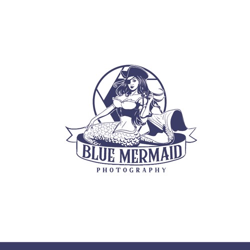 Blue Mermaid Design by micilijana