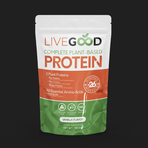 ***GUARANTEED PRIZE*** - LABEL DESIGN for Protein Powder -*****NEW***** Design by JamPasir