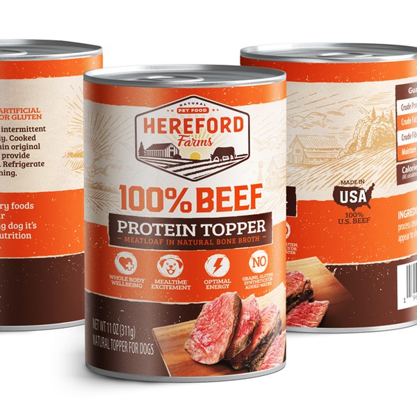 Hereford 100% Beef Protein Topper for Dogs