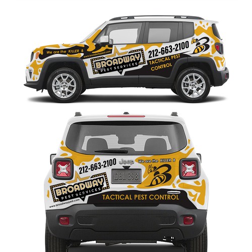 Striking wrap needed for Urban Pest control company Design by Logicainfo ♥