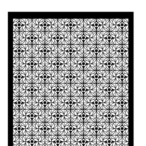 Pattern design for an interior-design element for a hotel in Bali Design by QPR