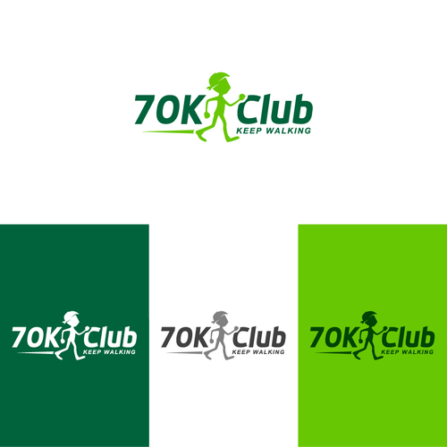 70k Club Walking Club Logo Logo Design Contest 99designs
