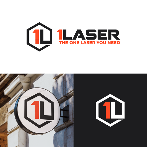 Please design the best logo for consumer laser industry for "1 Laser" Design by canda