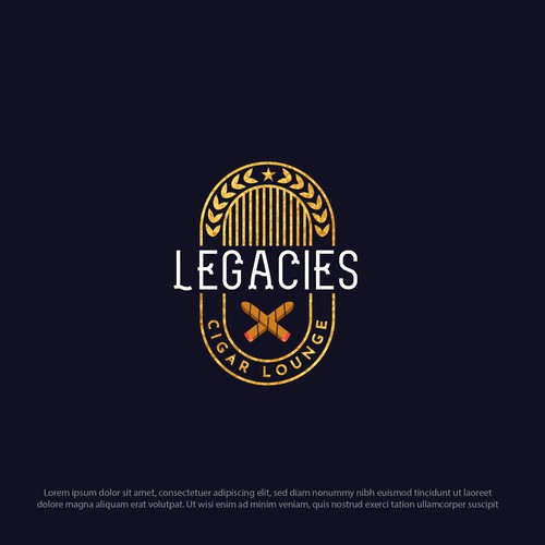 Legacies Cigar Lounge Design by :Dusk