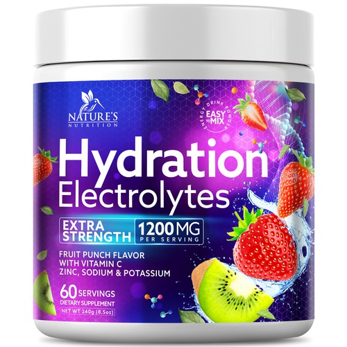 Hydration Electrolytes Design Needed for Nature's Nutrition Design by Black-Pepper