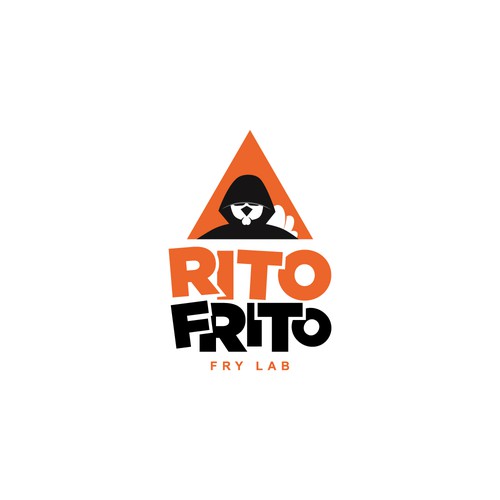 Fried Chicken Restaurant Logo RITO FRITO Design by CU4TRO ™