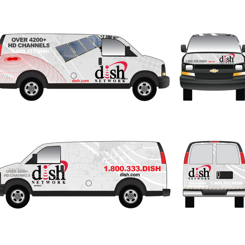 Diseño de V&S 002 ~ REDESIGN THE DISH NETWORK INSTALLATION FLEET de caciocode