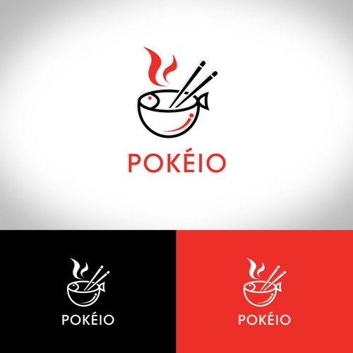 Design a logo for a new chain of Poke Bowl restaurants. Diseño de Alekxa