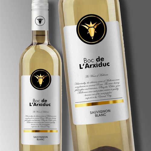 Design a modern White wine label for a vineyard in Mallorca Design by Debdutta*