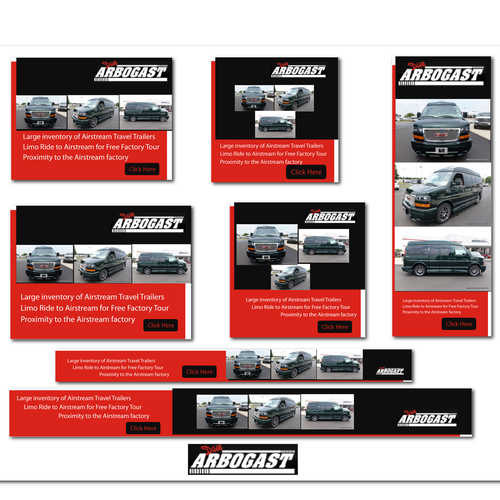 Arbogast Airstream needs a new banner ad Design by ALMUS3