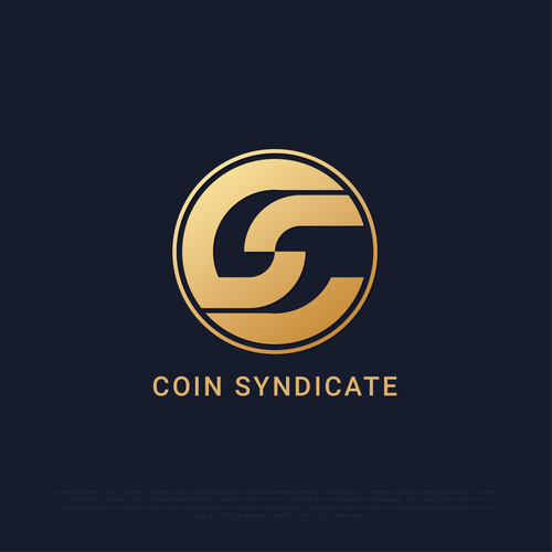 Logo for Coin Syndicate Influencer Agency Design by Playongrafis