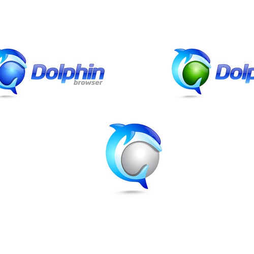 New logo for Dolphin Browser Diseño de grade