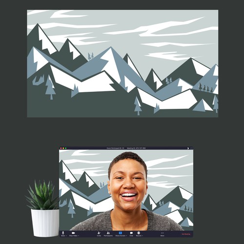 Community Contest | Illustrate your happy place as a virtual background (multiple winners!) Design by Sifa Lovely Design