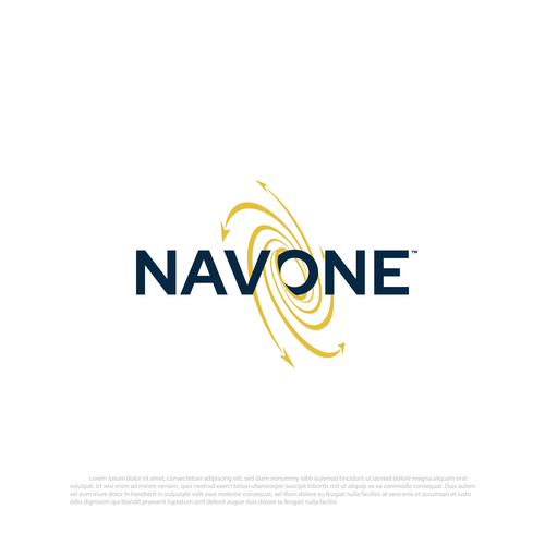 NavOne Logo - Sub Brand of NavPass.aero Design by Dan_Tangerine