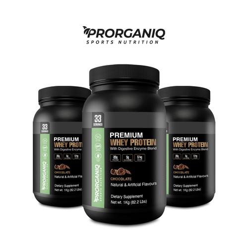 Need A Premium Label Design for Whey Protein Supplement Design von creationMB