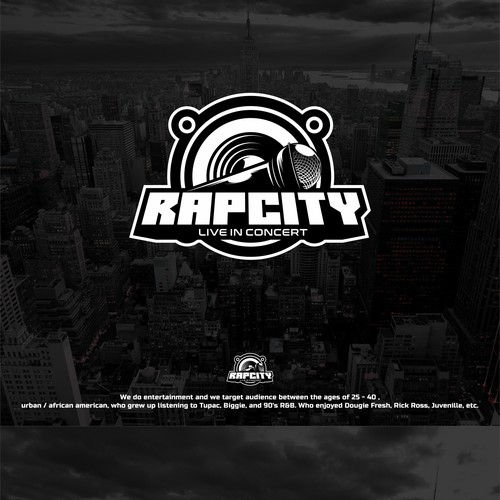 Rap City Concert Logo Design | Illustration or graphics contest