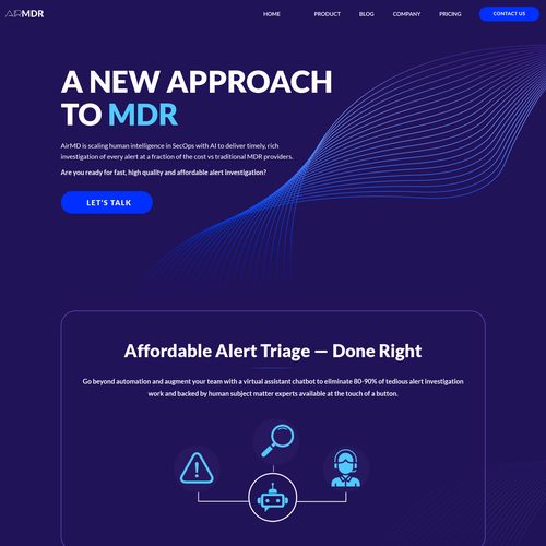 Bold Elegant Tech Website Homepage Design by Pinku